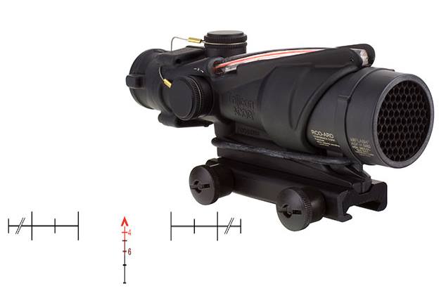 ACOG 4X32 A4 USMC RCO CHEV RED