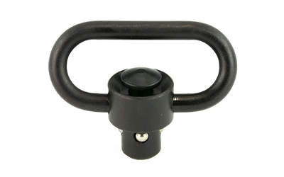 UTG BUTTON QD SLING SWIVEL 1.38″ BLK