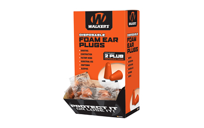 WALKER’S FOAM EAR PLUGS 200PK BOX