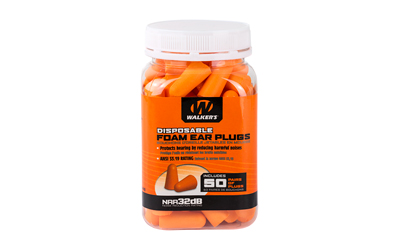 WALKER’S FOAM EAR PLUGS 50PK JAR