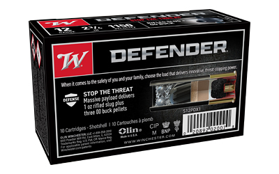 WIN DEFENDER 12GA 2.75″ 3-00/1OZ 10/