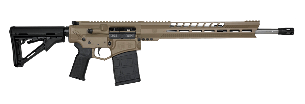 DB10BG 308WIN FDE 18″ V RAIL