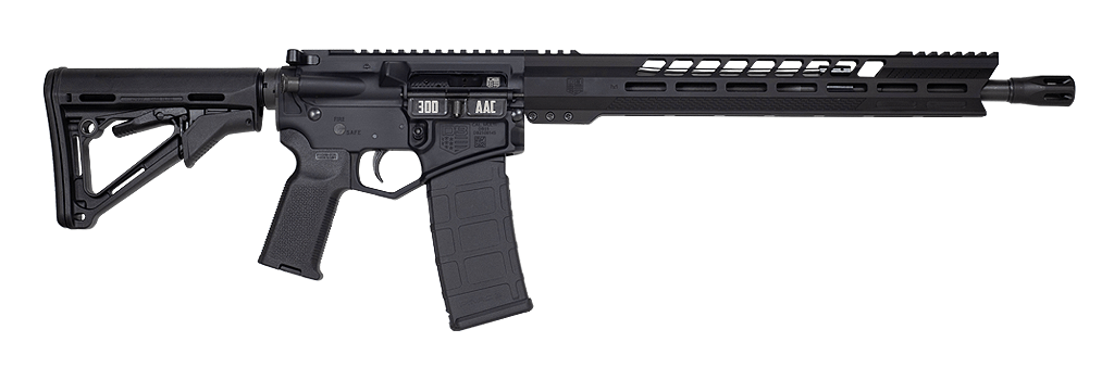 DB15BG 300BLK BLACK 16″ V RAIL