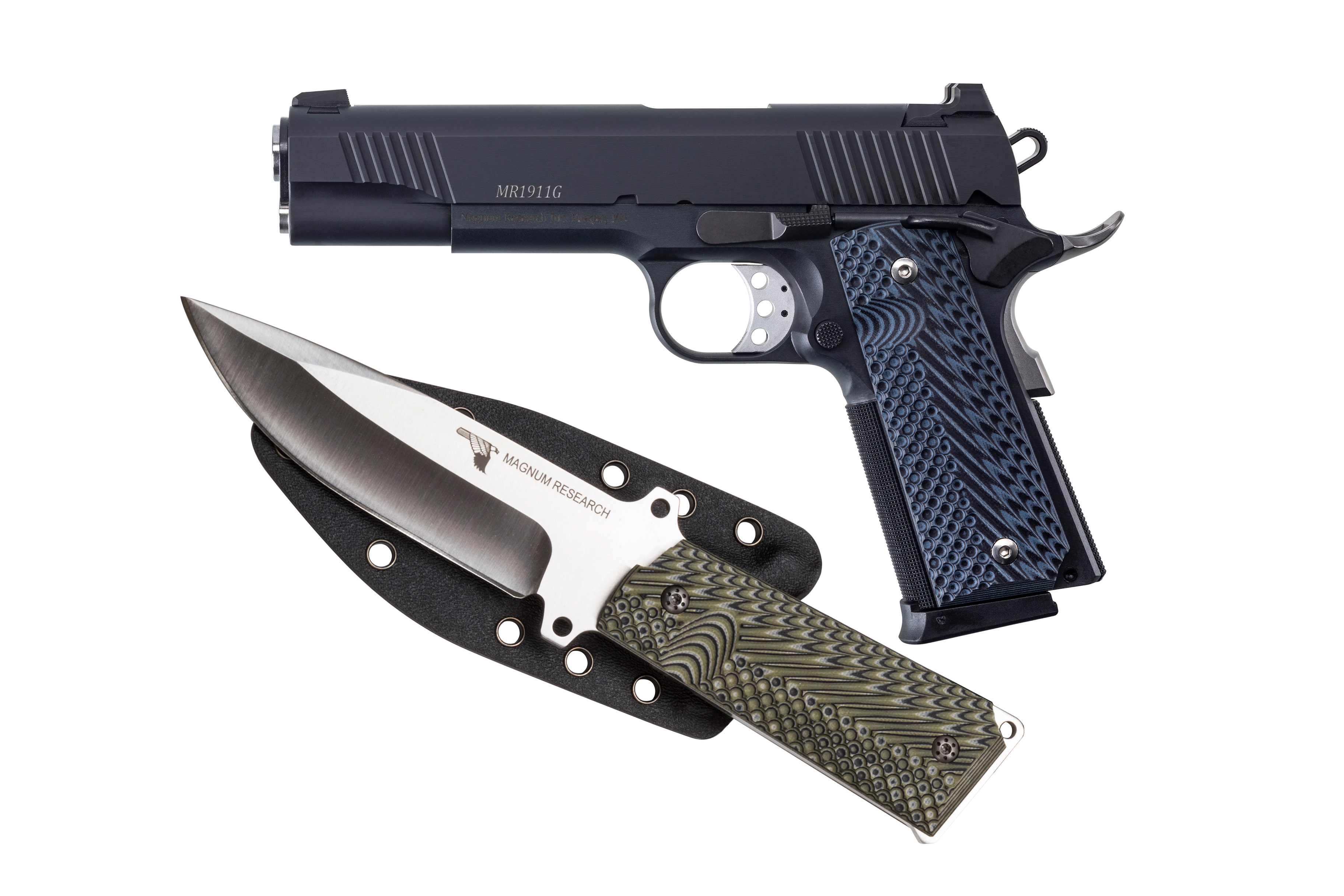 DE 1911 45ACP 5″ BLK KNIFE