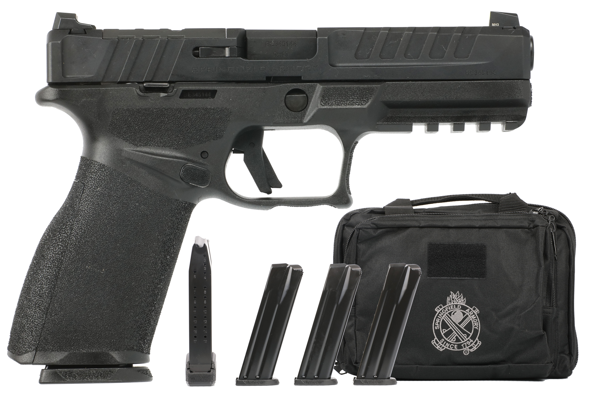 ECHELON 9MM BLK 4.5″ 20+1 GU