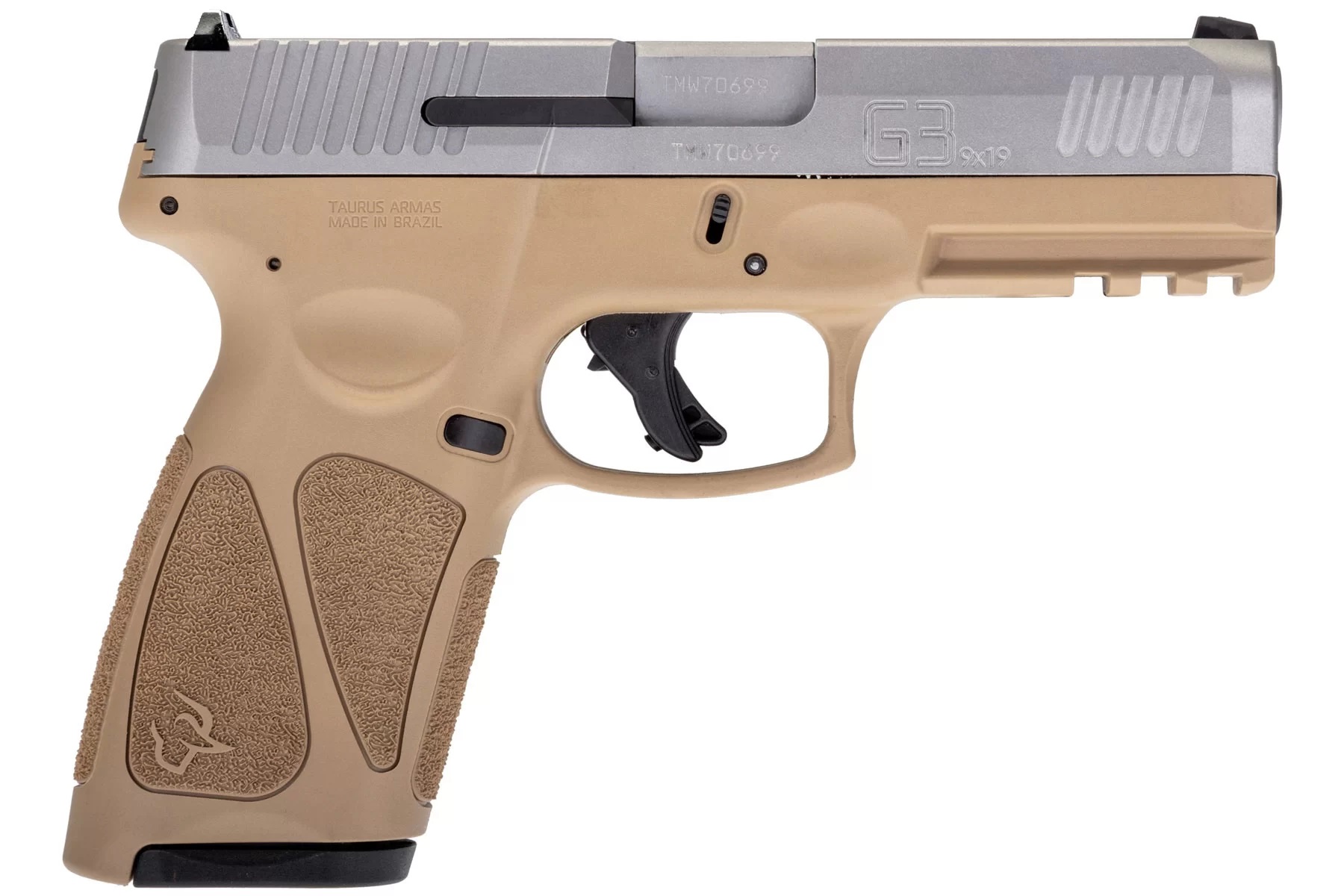 G3 9MM TAN/SS 4″ 17+1