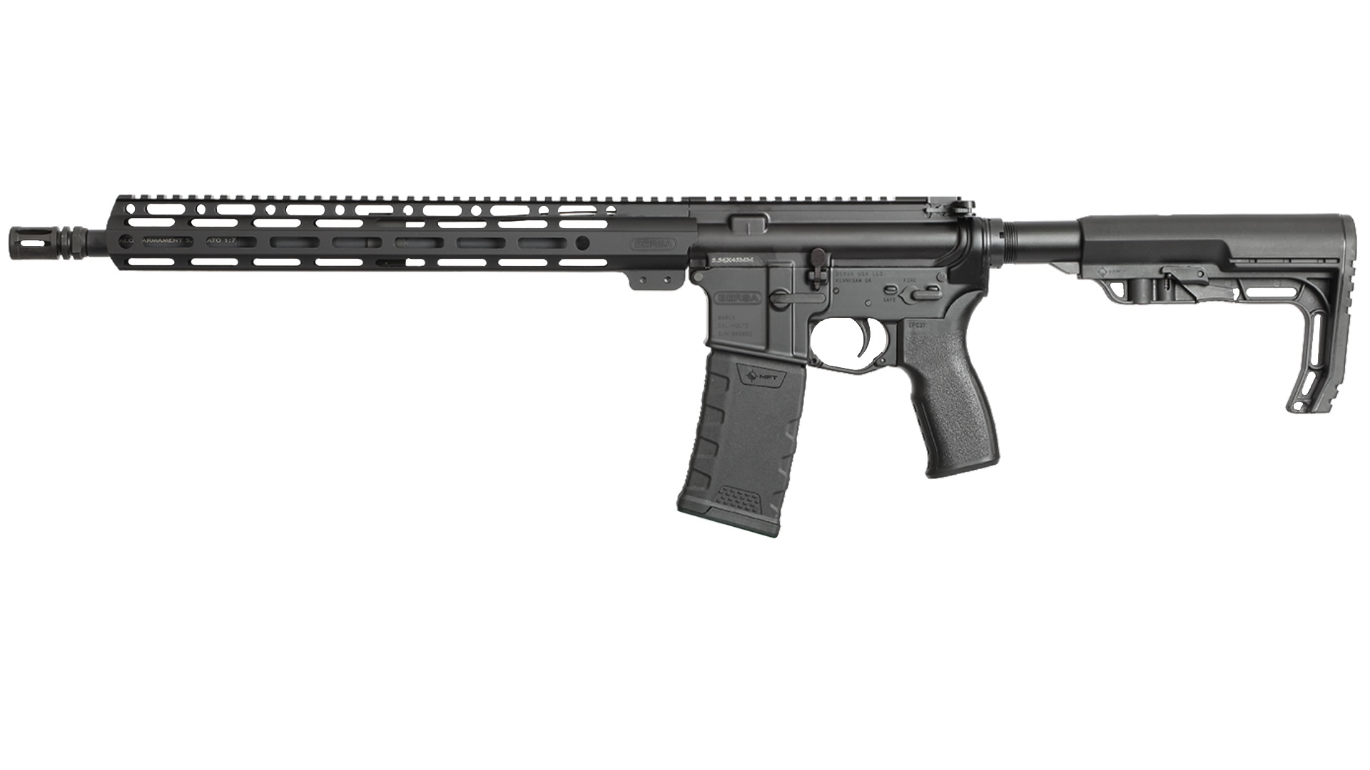 AR15 5.56MM 30+1 MFT MLOK BLK