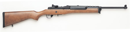 MINI-14 223 BL/WD RANCH 5RD