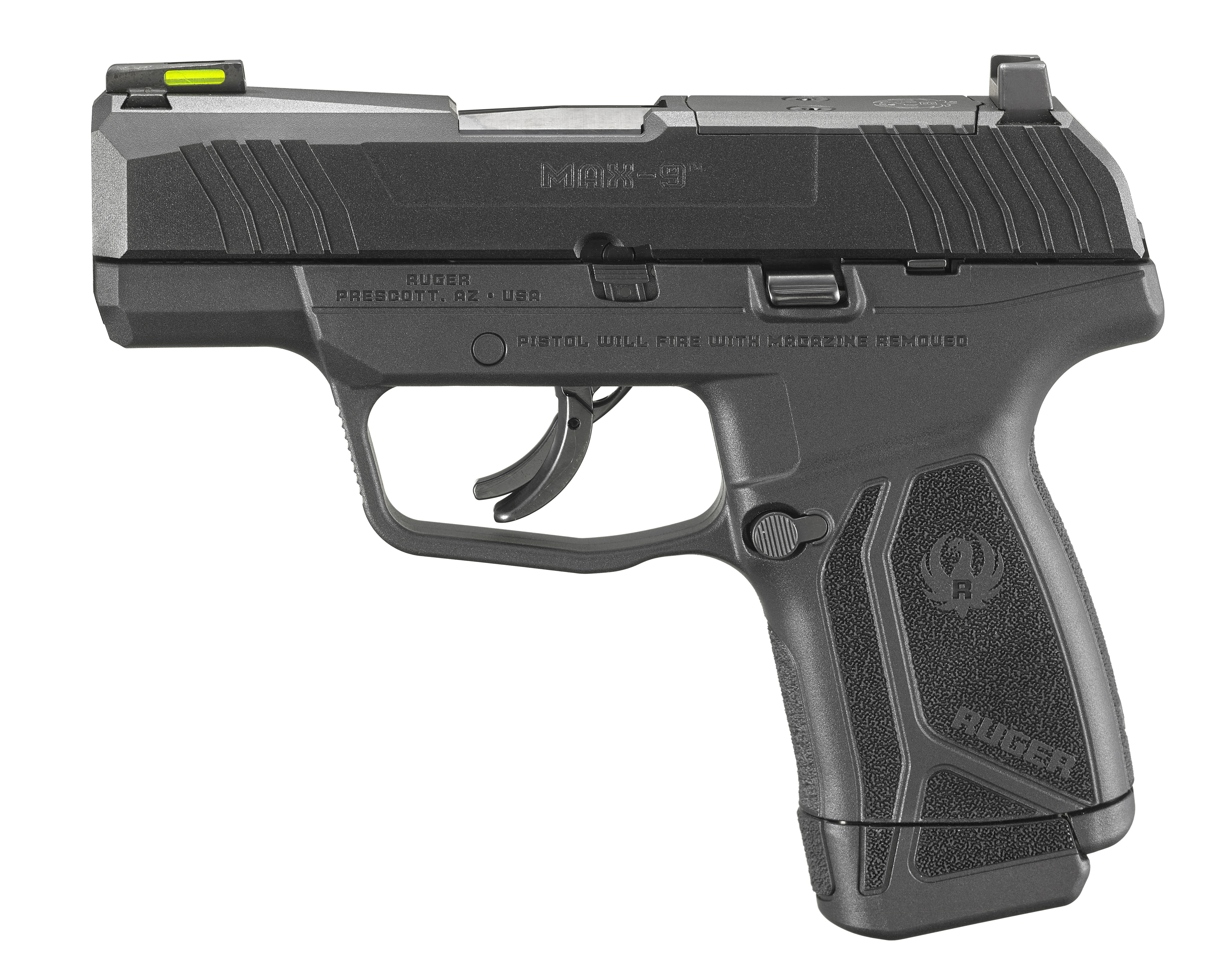 MAX-9 PRO 9MM BLK/BLK 12+1 AS