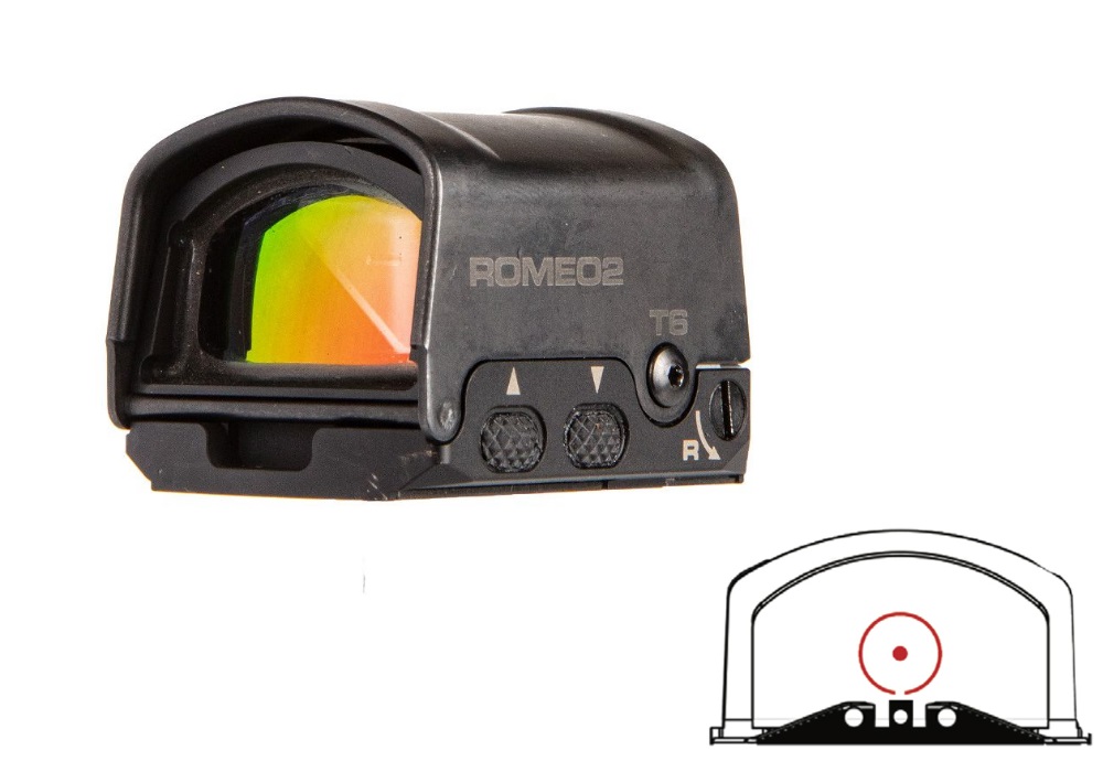 ROMEO2 REFLEX SGHT CIRCLEDT BK