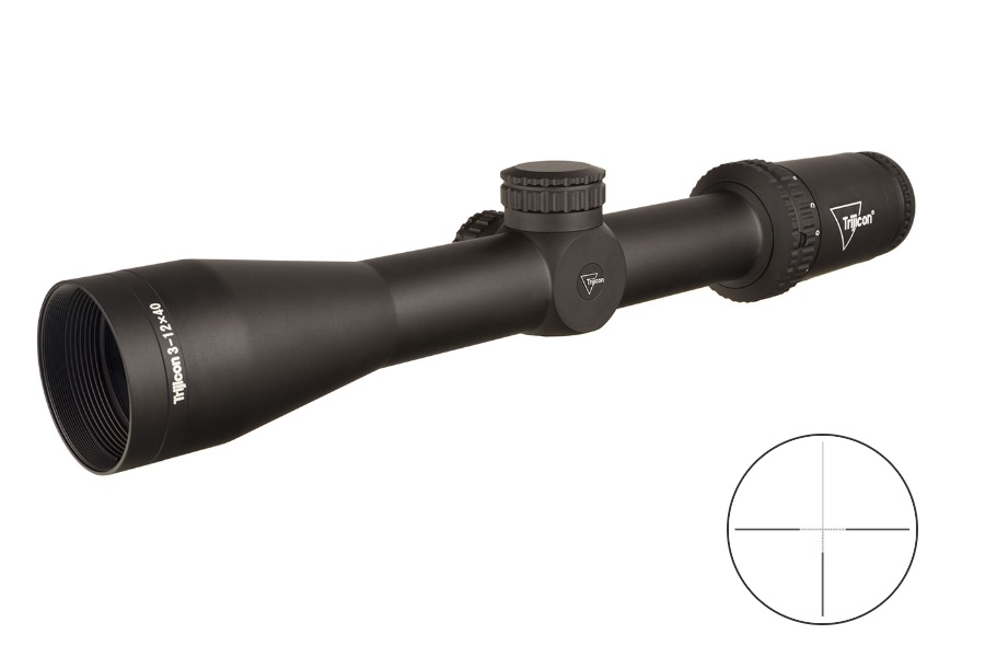 ASCENT 3-12X40 BLK 30MM BDC