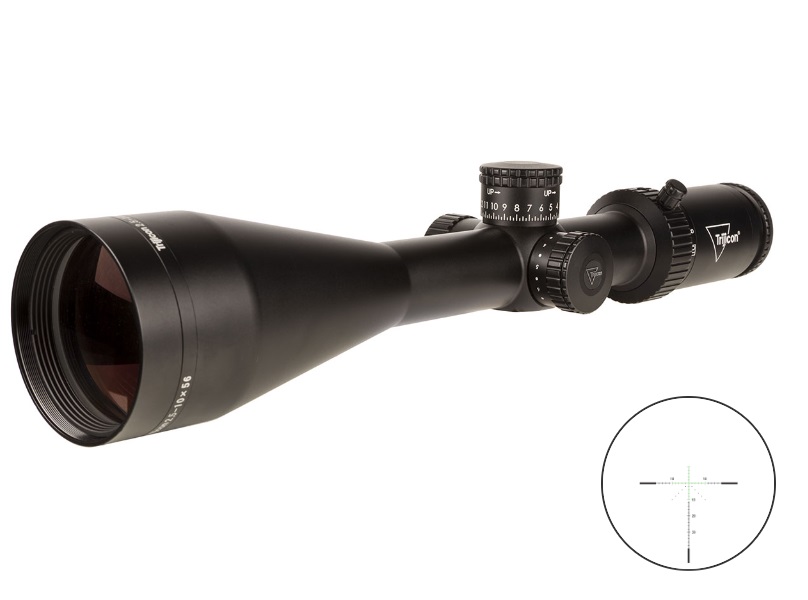 CREDO HX 2.5-10X56 BLK MOA GRN