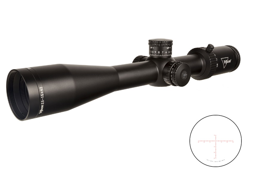 CREDO HX 2.5-15X42 BLK MOA RED