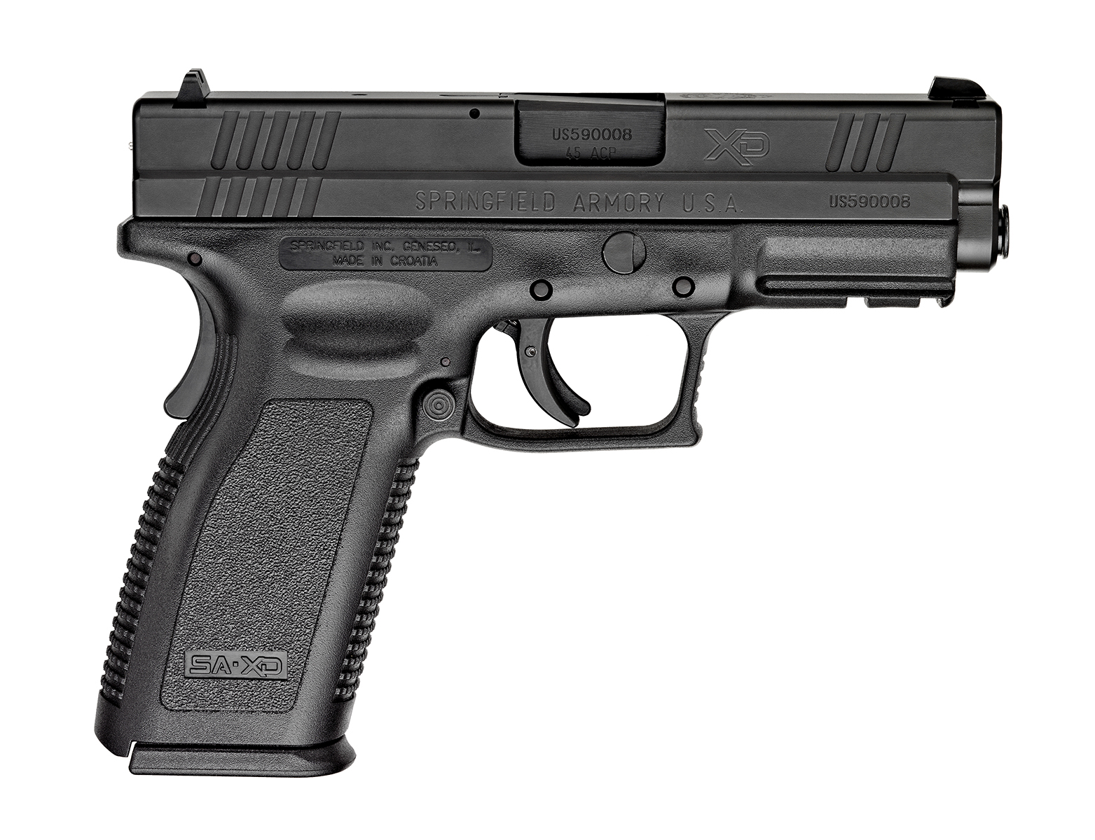 XD 45ACP BLACK 4″ 10+1