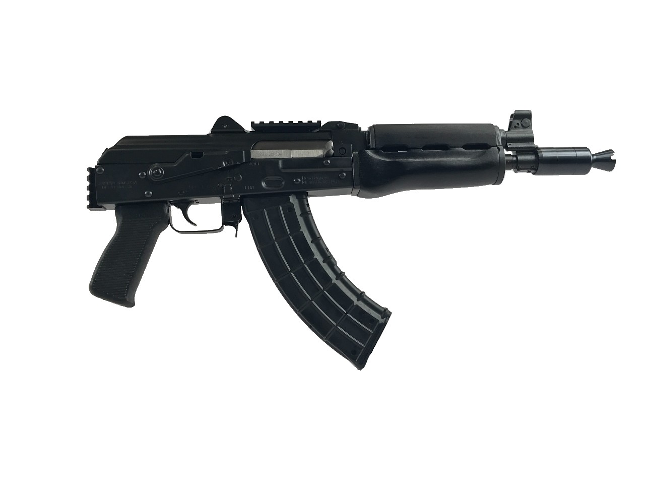 ZPAP92 PIST 7.62X39 BLK RAIL