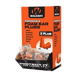 WALKER’S FOAM EAR PLUGS 200PK BOX