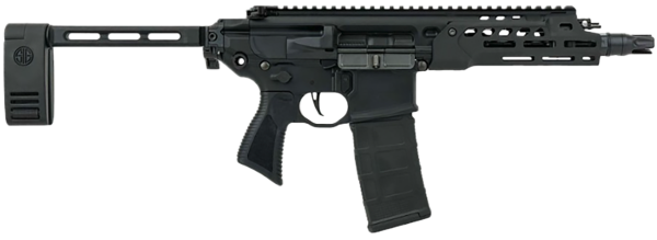 Sig Sauer PMCX556N7BLTPCB MCX Rattler LT 223 Rem/5.56 NATO 5.56mm 30+1 7.75″ QD Flash Hider Muzzle, Black Anodized Aluminum Picatinny Rail Receiver, SIG Folding Pivoting Contour Brace, Ambidextrous