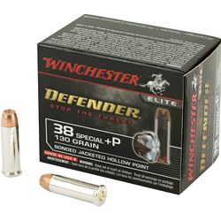 WIN DEFENDER 38SPL+P 130G JHP 20/200