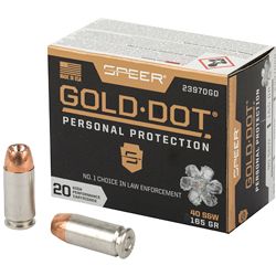 SPR GOLD DOT 40SW 165GR HP 20/200