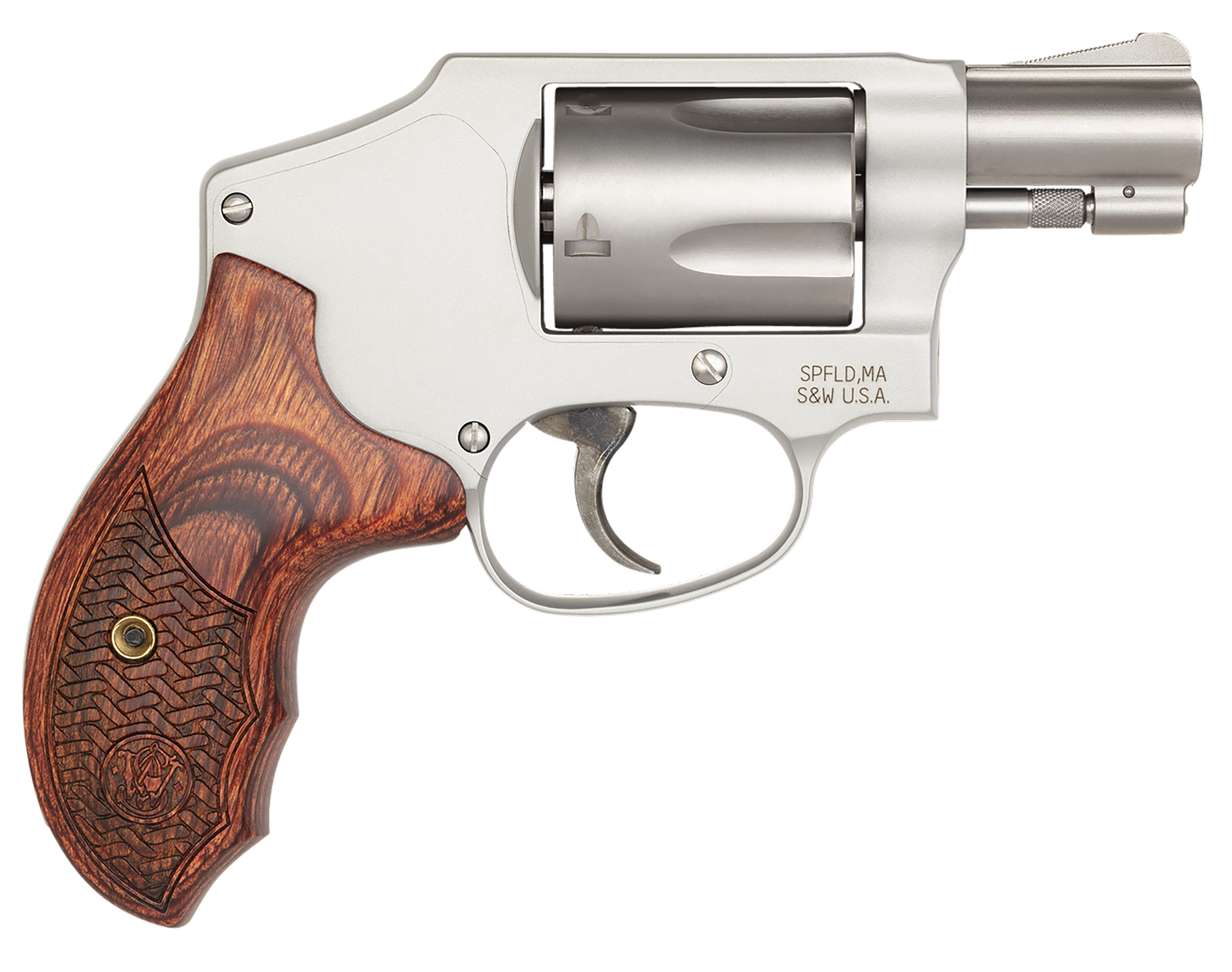 S&W PC 642 38SPL+P 1.88″ 5RD STS WD