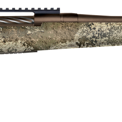 Mossberg 28044 Patriot Predator 243 Win 5+1 22″ Patriot Brown Cerakote 4.49″ Fluted Barrel Patriot Brown Cerakote Steel TrueTimber Strata Right Hand