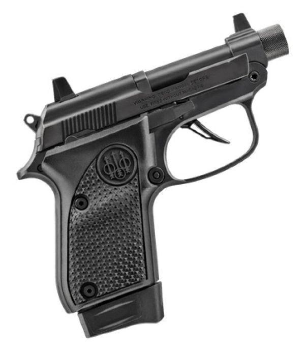 Beretta USA J20X22R8TB 20X Bobcat 22 LR 8+1 2.80″ Black Steel Barrel, ELS/Serrated Steel Slide & Polymer Frame w/Beavertail, Helica Texture Grip