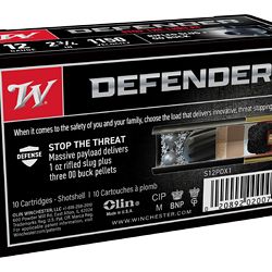 WIN DEFENDER 12GA 2.75″ 3-00/1OZ 10/