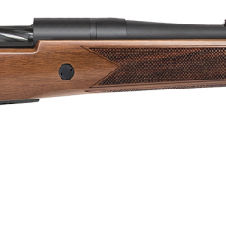 Mossberg 28121 Patriot  300 Win Mag Caliber with 3+1 Capacity, 24″ Fluted Barrel, Matte Blued Metal Finish, Walnut Stock & Adjustable Fiber Optic Sights Right Hand (Full Size)
