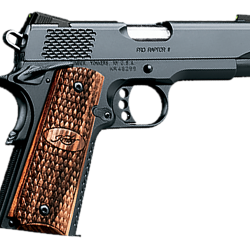 Kimber Mfg, Inc 3200118 Raptor II Pro 45 ACP 8+1 4″ Stainless Match Grade Barrel, Matte Black Serrated Steel Slide, Matte Black Steel Frame w/Beavertail, Zebrawood Grip