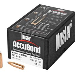 NOSLER 6MM 90GR ACCUBOND 50CT