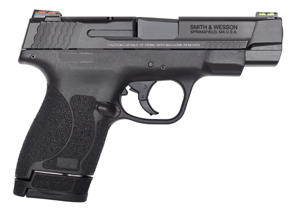 Smith & Wesson 11796 M&P Performance Center Shield M2.0 Micro-Compact Frame 40 S&W 6+1/7+1, 4″ Black Armornite Stainless Steel Barrel & Serrated Slide, Matte Black Polymer Frame, No Safety