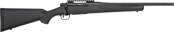 Mossberg 28232 Patriot Carbine 350 Legend 5+1 18″ Matte Blued Threaded Bull Barrel, Matte Blued Drilled & Tapped Receiver, Fixed Black Synthetic Stock