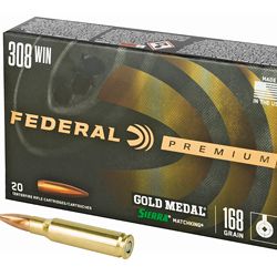 FED GOLD MDL 308WN 168GR BTHP 20/200