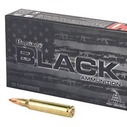 HRNDY BLACK 556NATO 62GR FMJ 20/200