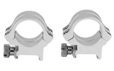 WEAVER QUAD LOCK RNGS 1″ HI SLVR