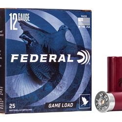 FED GAME LOAD 12GA 2 3/4″ #8 25/250