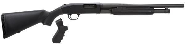 Mossberg 50521 500 Special Purpose 12 Gauge 5+1 3″ 18″ Barrel, Parkerized Finish, Aluminum Receiver, Synthetic Stock, Accu-Set Chokes, Includes Exclusive Pistol Grip Kit