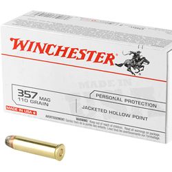 WIN USA 357MAG 110JHP 50/500