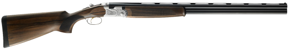 Beretta USA J686SJ0 686 Silver Pigeon I Full Size 12 Gauge Over/Under 3″ 2rd 30″ Blued Optima Bore HP Barrel, Nickel w/Floral Engraving Aluminum Receiver, Fixed Oiled Walnut Stock, Right Hand