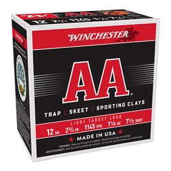 WIN AA TRGT 12GA 2.75″ #7.5 25/250