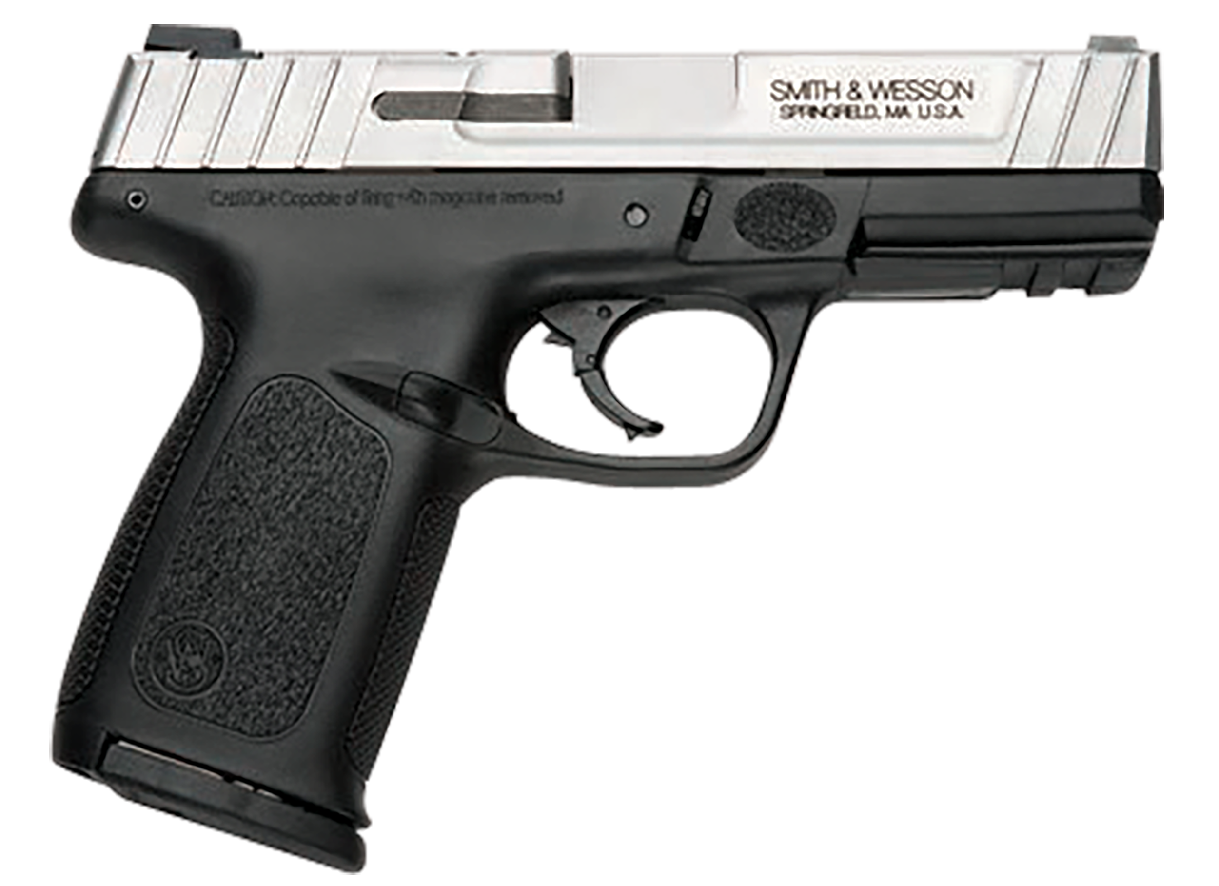 Smith & Wesson 13662 SD9 VE Magnet Bundle Compact 9mm Luger 16+1, 4″ Stainless Steel Barrel & Serrated Slide, Black Polymer Frame w/Picatinny Rail, No Safety, Lockdown Gun Concealment Magnet