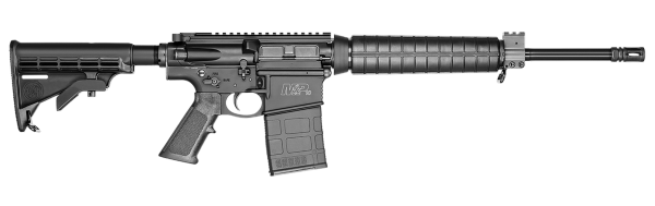Smith & Wesson 11532 M&P10 Sport OR 308 Win / 7.62x51mm NATO 16″ Black Armornite Barrel 20+1, Black Receiver, Black 6 Position Telescopic Stock, Polymer Grip, Manual Ambidextrous Safety On Lower