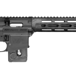 Smith & Wesson 10205 M&P15-22 Sport Performance Center 22 LR Caliber with 10+1 Capacity, 18″ Threaded Barrel, Matte Black Metal Finish & Adjustable Vltor Black Synthetic Stock Right Hand