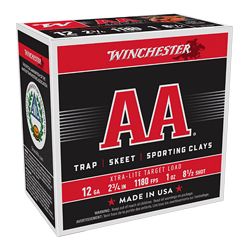 WIN AA EX-LIGHT 12GA 2.75″ #8 25/250