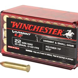 WIN VARMINT LF 22WMR 25GR NTX 50/