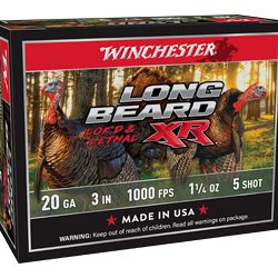 WIN LB XR TRKY 20GA 3″ #5 1.25OZ 10