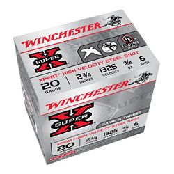 WIN XPERT TRGT 20GA 2.75″ #6 25/250