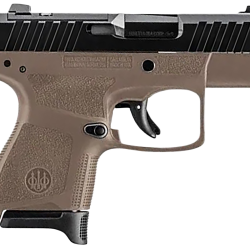 Beretta USA JAXN9258A1 APX A1 Carry Micro-Compact Frame 9mm Luger 8+1 3″ Blued Steel Barrel, Black Serrated Steel Slide, Flat Dark Earth Polymer Frame, Polymer Grip