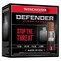 WIN DEFENDER 12GA 2.75″ #2 25/250