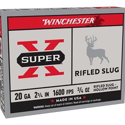 WIN SPRX 20GA 2.75″ 3/4OZ RFLD 5/250